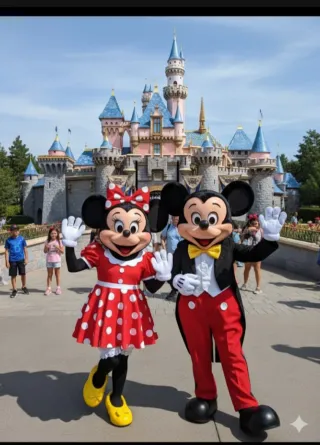 Alquiler disfraz mickey y minnie