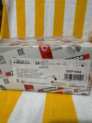 Ferodo DDF1044 Discos de freno Traseros OPEL