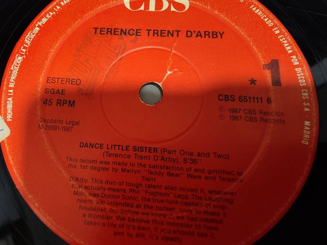 Vinilo Terence Trent D ́ Arby