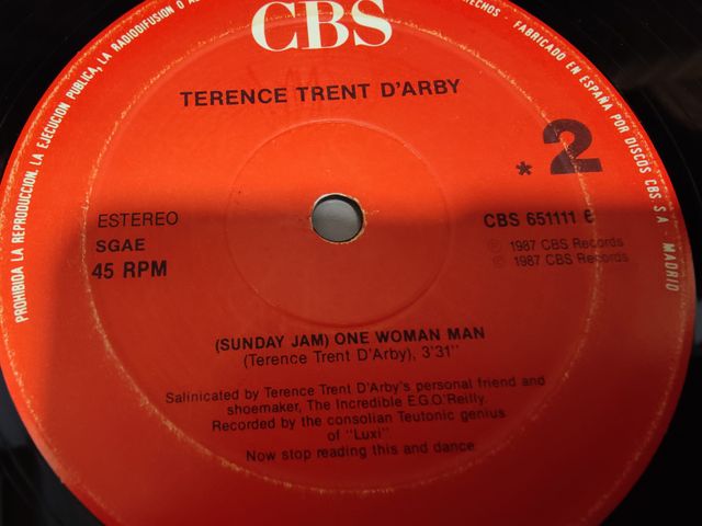 Vinilo Terence Trent D ́ Arby