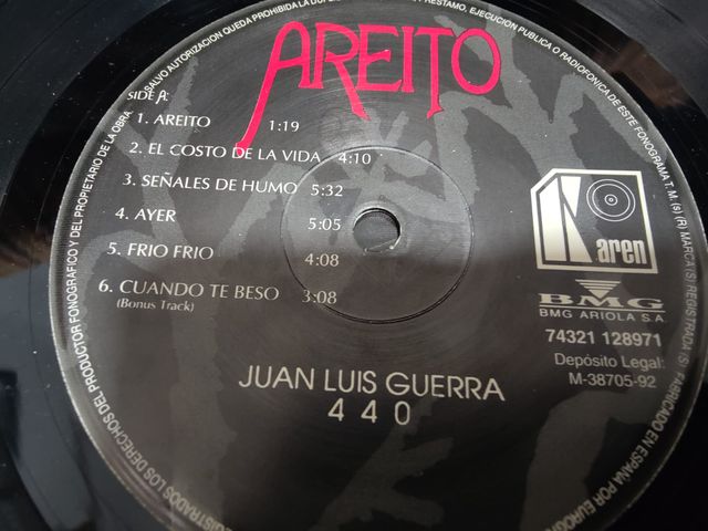 Vinilo Juan Luis Guerra