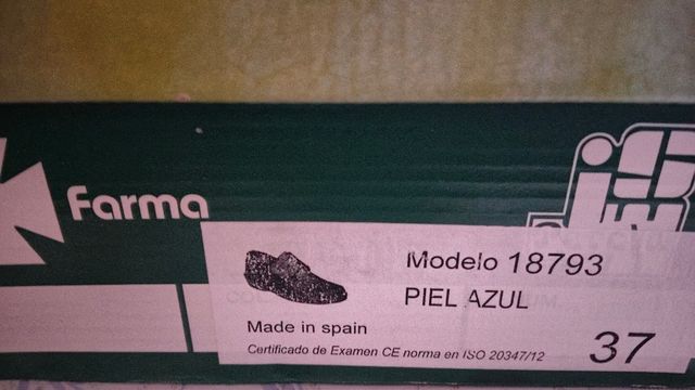 Zapato o Zuecos Sanitarios T37 Percla