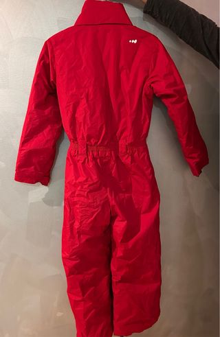 Mono esquí  niño Decathlon y guantes Salomón
