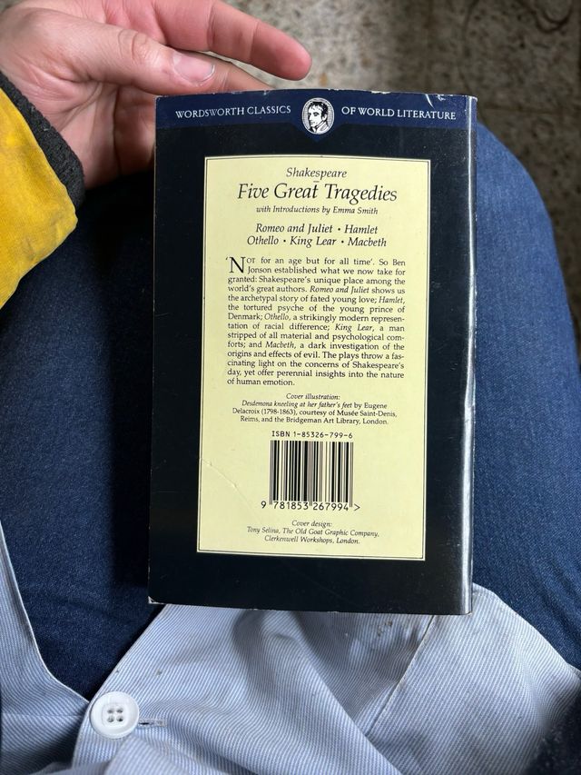 Five Great Tragedies Romeo and Juliet Hamlet Ot