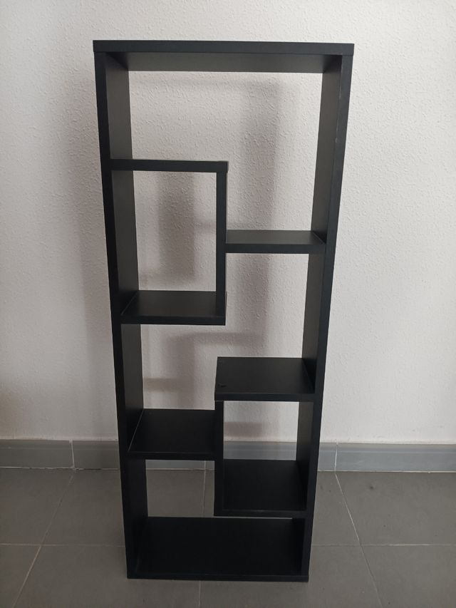 Dos estanterías, color negro