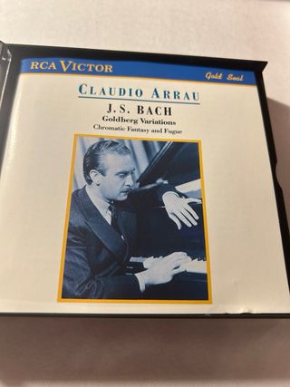 2CD Claudio Arrau Bach Variaciones Goldberg