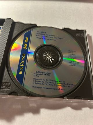 2CD Claudio Arrau Bach Variaciones Goldberg