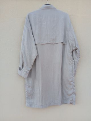 ZARA gabardina ancha oversize t.S