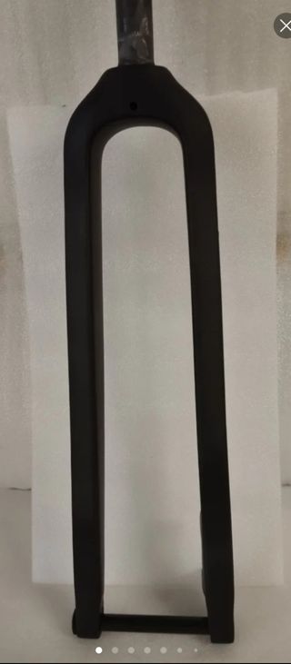 Horquilla de carbono 29 " con eje pasante 15x100 