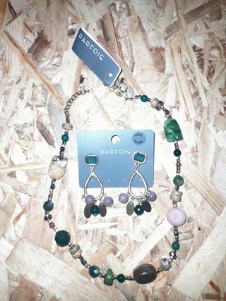 Conjunto collar y pendiente NUEVOS