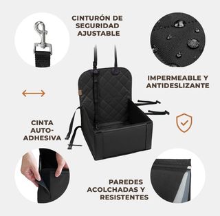 Asiento coche para perro
