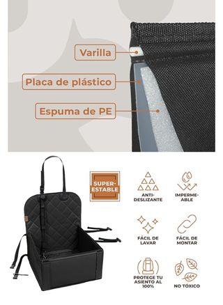 Asiento coche para perro