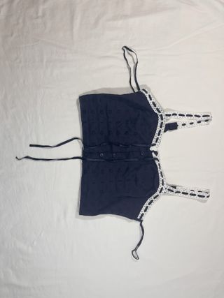 💙 Bordado con Botones - top - Talla S - Nuevo 💙