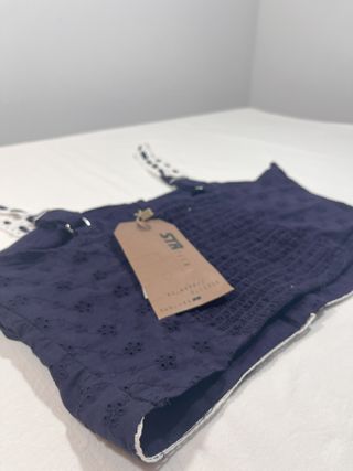 💙 Bordado con Botones - top - Talla S - Nuevo 💙