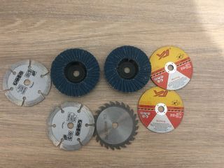 Lote discos radial 75/76 mm
