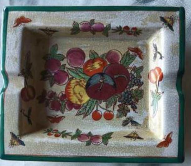 Cinzeiro de Porcelana Chinesa Autêntica