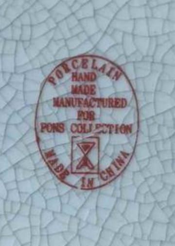 Cinzeiro de Porcelana Chinesa Autêntica