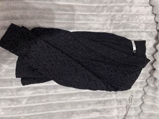 Americana negra flores stradivarius