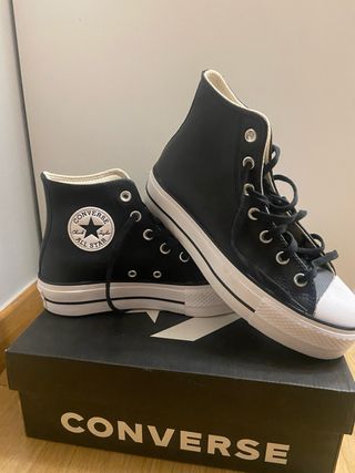 Converse Chuck Taylor all star negras piel