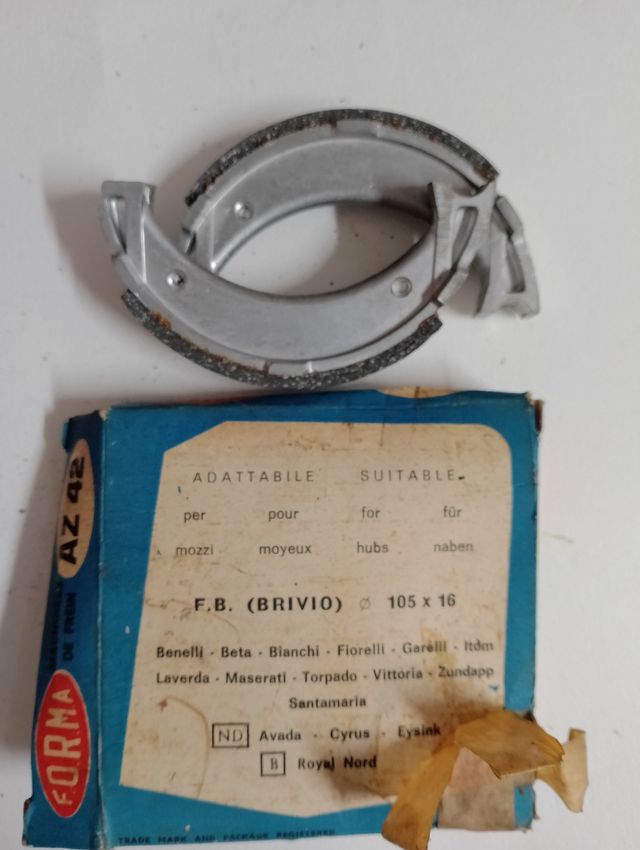 Ganasce freni Garelli, innocenti, bianch