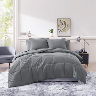 4 piezas de cama 90 tamaño individual color gris