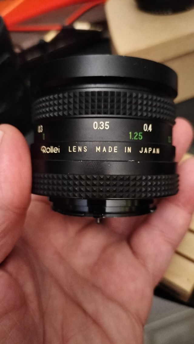 Objetivo Rolleinar MC 28mm f  2.8 Con funda rígida