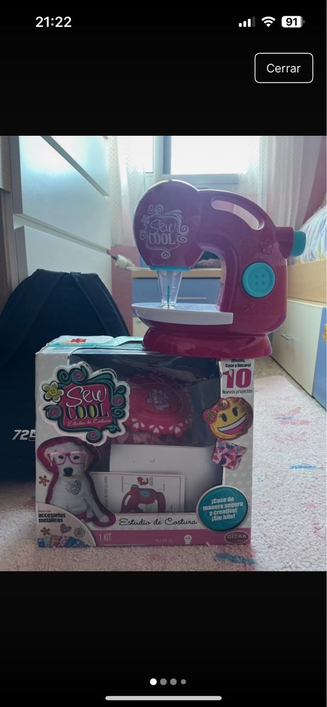 Maquina de coser juguete