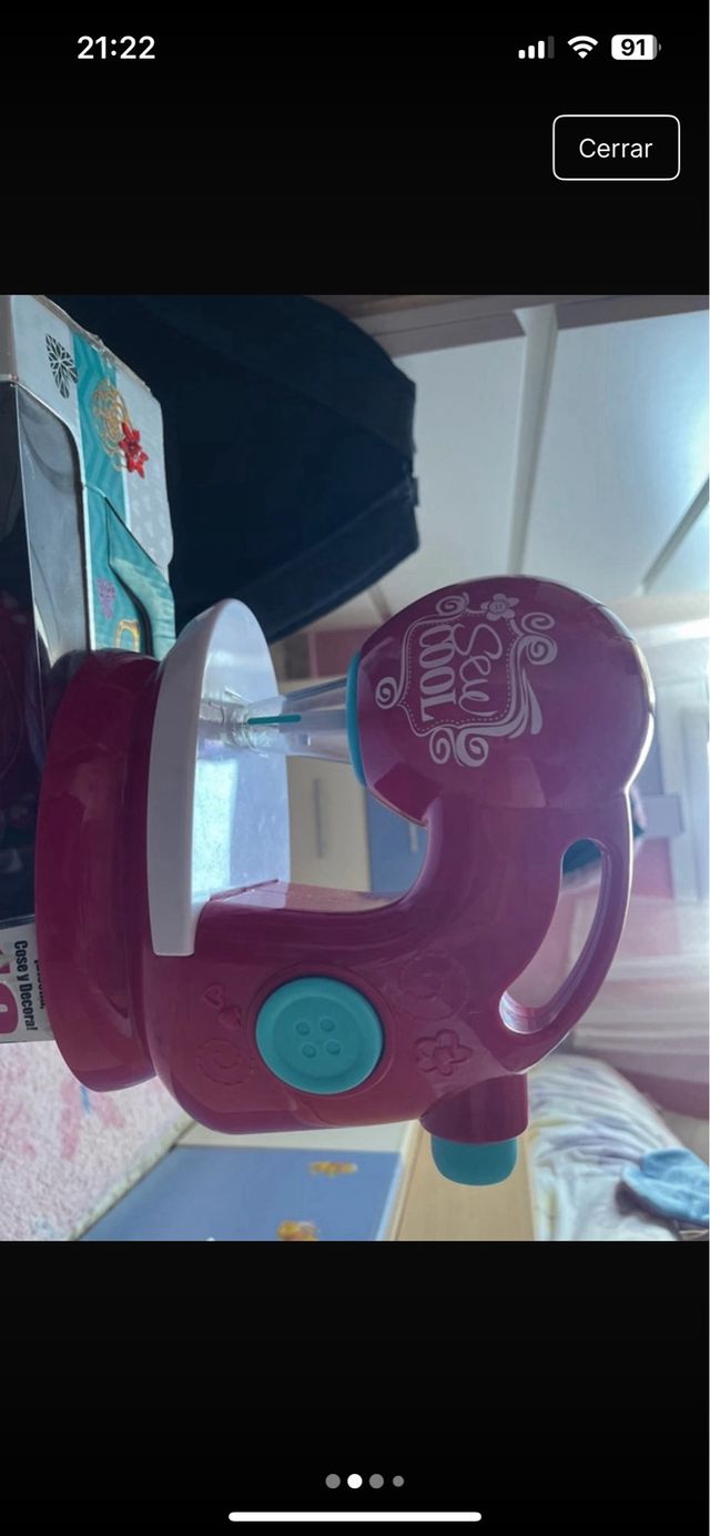 Maquina de coser juguete