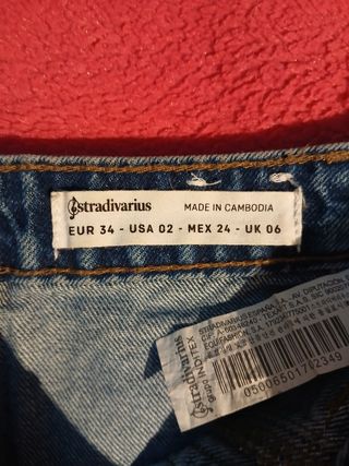Falda vaquera XS Stradivarius