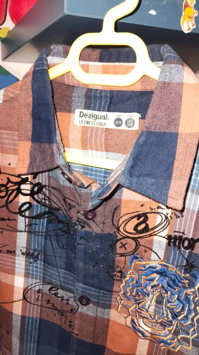 Camisa Desigual talla 7 y 8 años