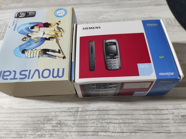 CAJA ORIGINAL MÓVIL SIEMENS AX72