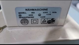 Máquina de coser Gentle