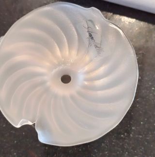 Portacandele in vetro di Murano.