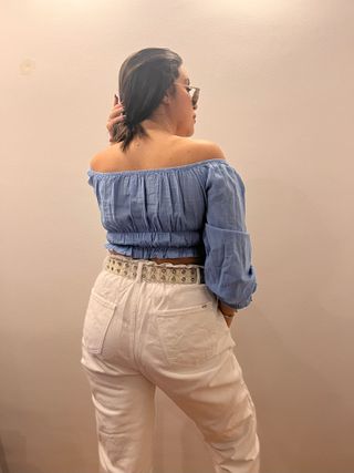 💙 Blusa azul Stradivarius - Talla S - Nueva 💙
