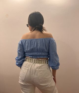 💙 Blusa azul Stradivarius - Talla S - Nueva 💙