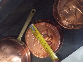 Pentolini in rame antichi