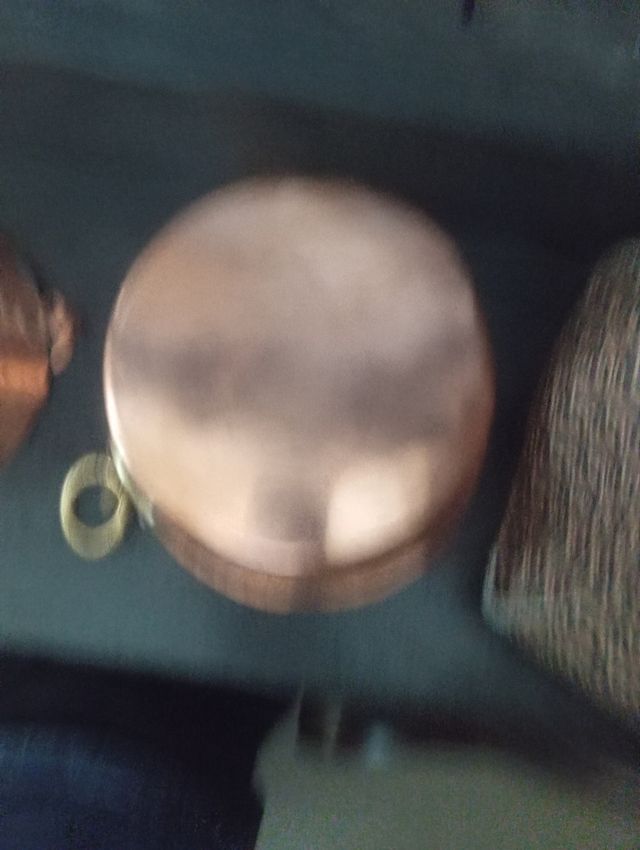 Pentolini in rame antichi