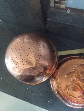 Pentolini in rame antichi