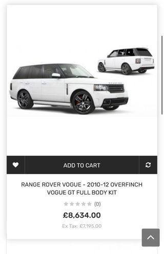 Range Rover Vogue Overfinch L322