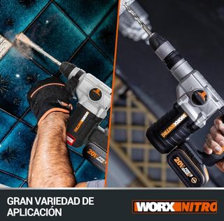 Martillo percutor Worx WX380 sds plus