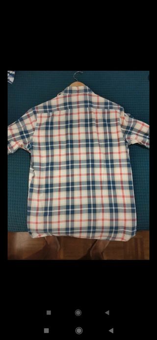 Camisa hombre cuadros Máximo Dutti 