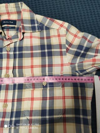 Camisa hombre cuadros Máximo Dutti 