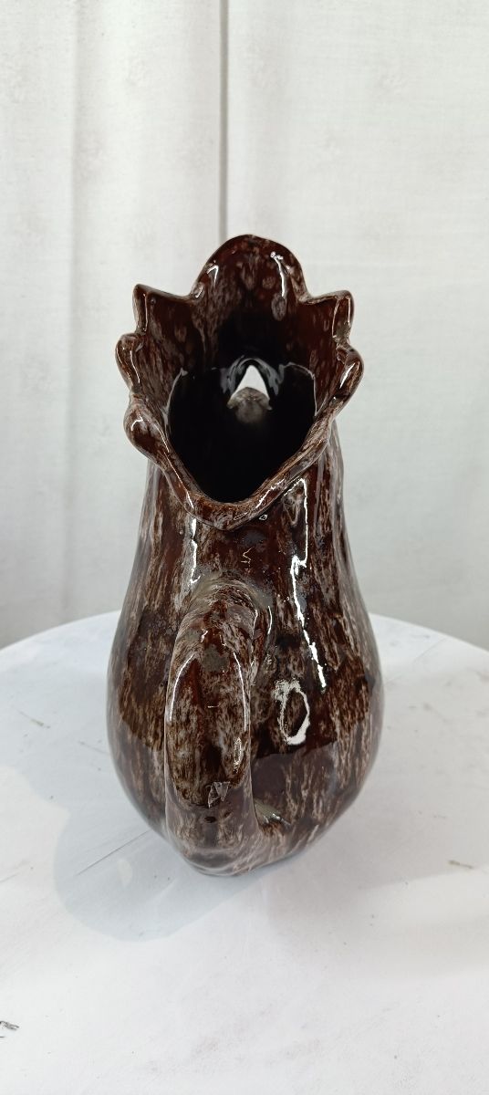 Brocca decorativa a forma di gallo