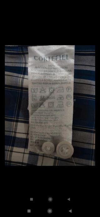 Camisa de cuadros de Cortefiel 