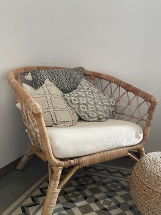 Silla mimbre