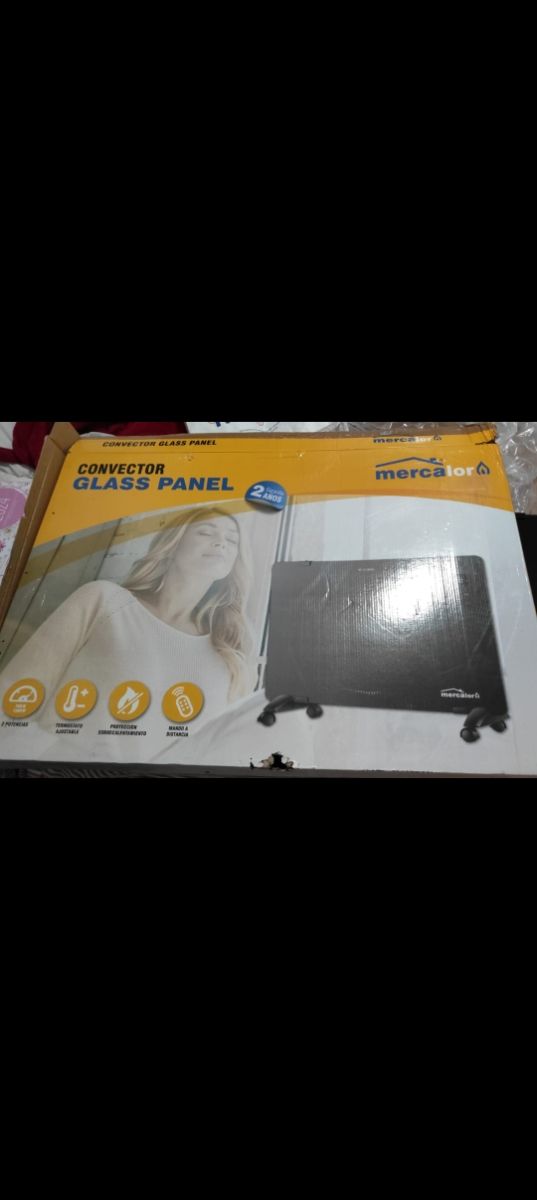 Estufa eléctrica Pantalla de cristal .