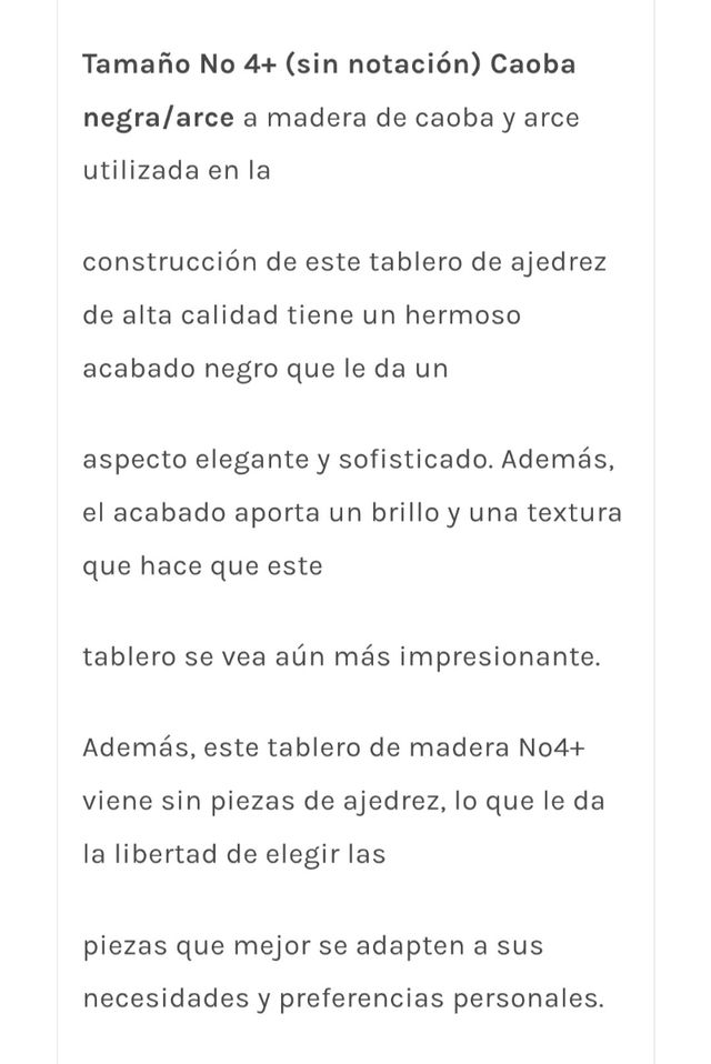 Tablero ajedrez paraTorneo 44×44 cm.