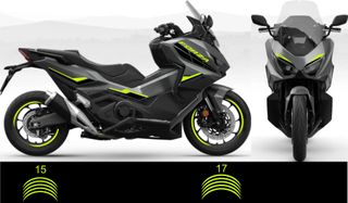 Pegatinas carenado honda forza 750 2025
