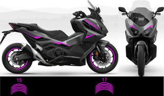 Pegatinas carenado honda forza 750 2025