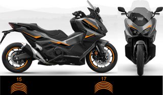 Pegatinas carenado honda forza 750 2025